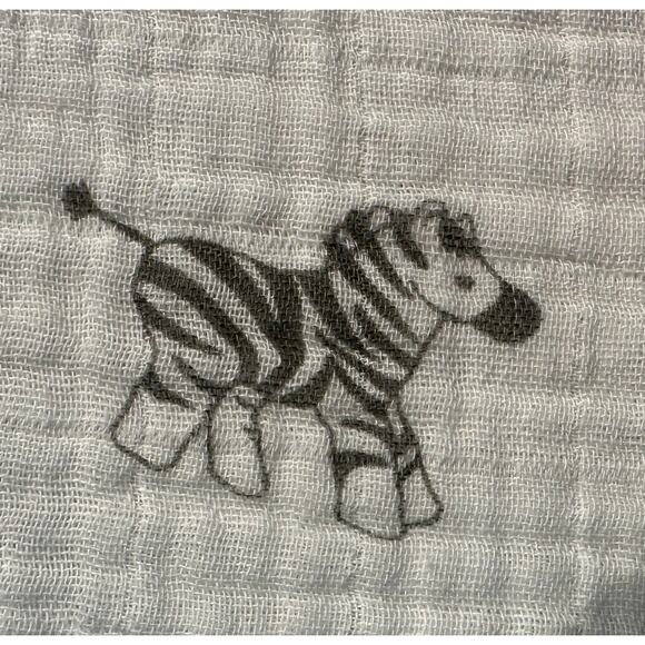 Amazing Baby Newborn Swaddle Muslin Zebra Print Nursery Premium Cotton - Picture 9 of 9